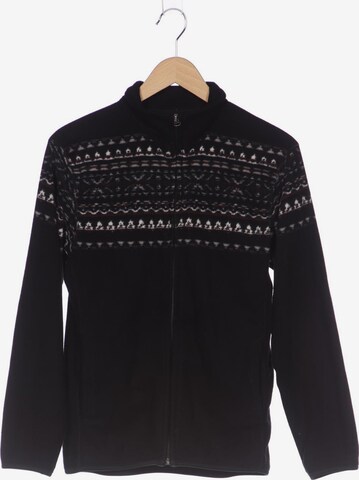 UNIQLO Sweatshirt & Zip-Up Hoodie in M in Black: front