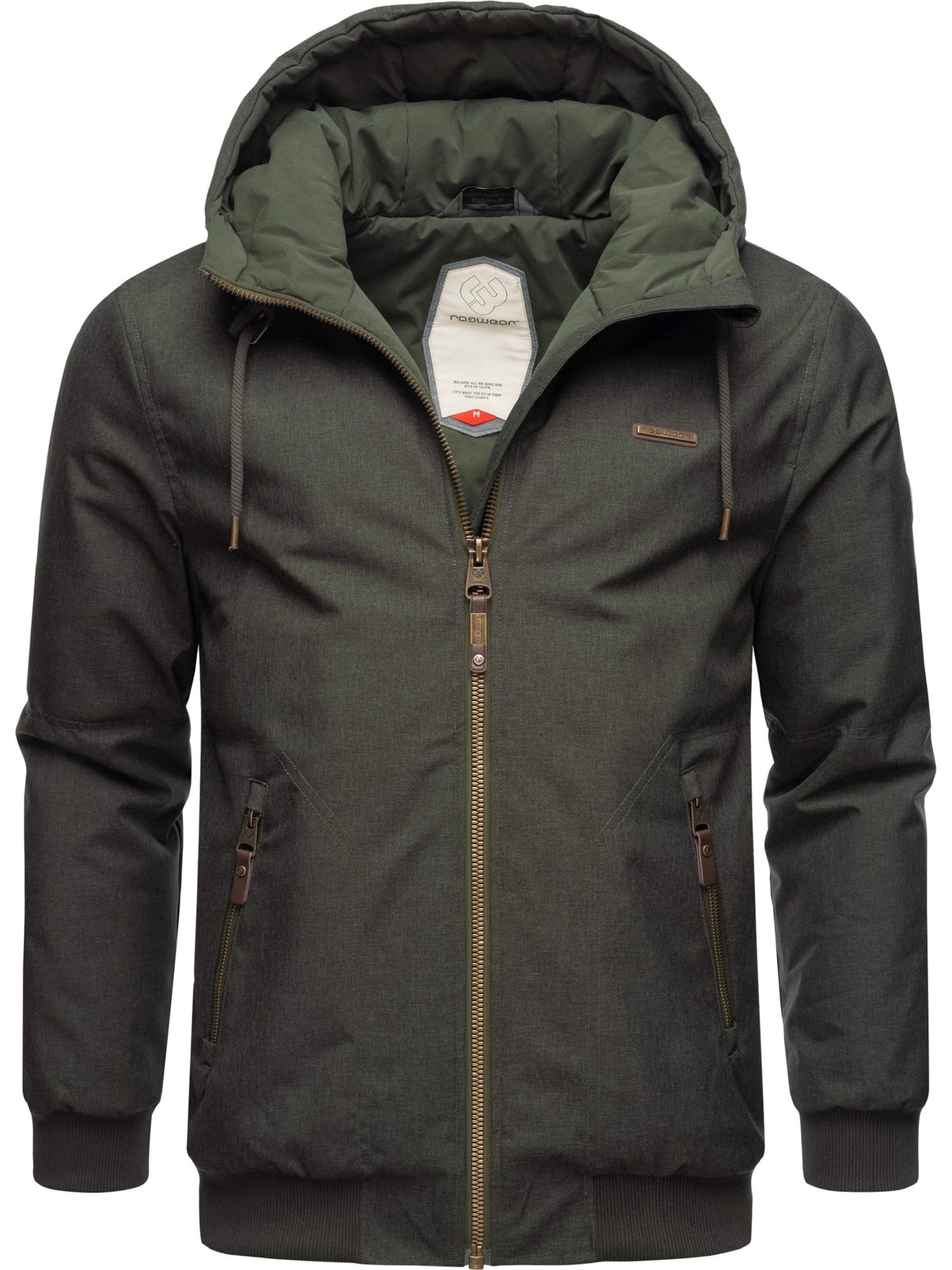 Ragwear Функционално яке 'Stewie' в зелено: отпред