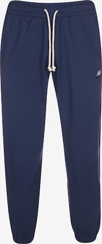 new balance Tapered Pants in Blue: front
