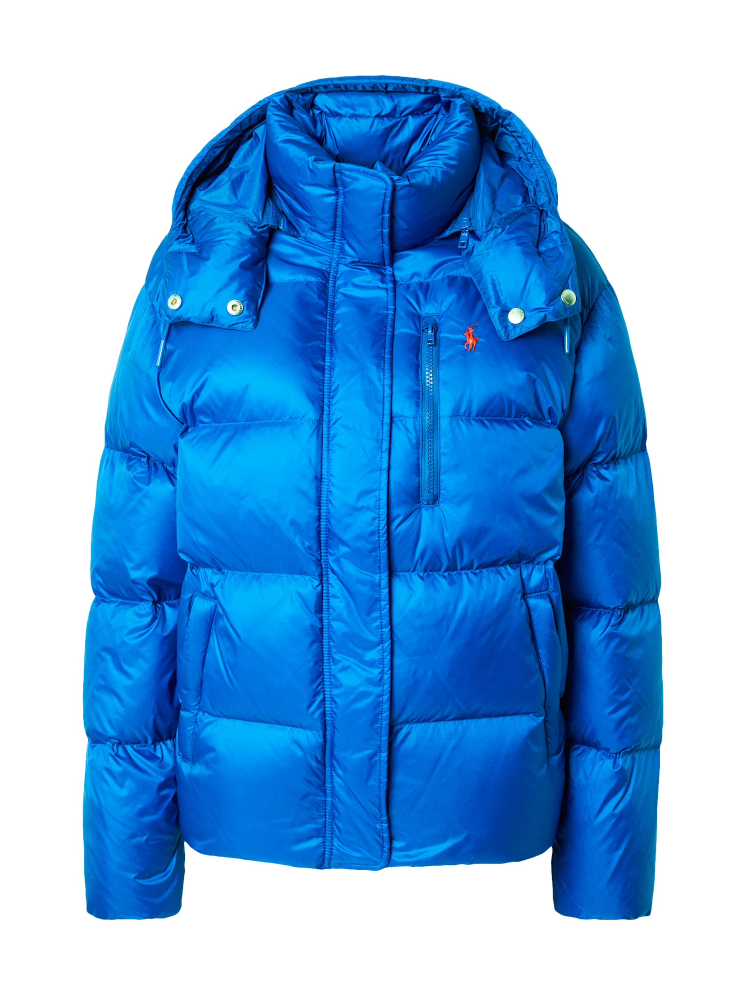 Polo Ralph Lauren Zimní bunda – modrá: přední strana