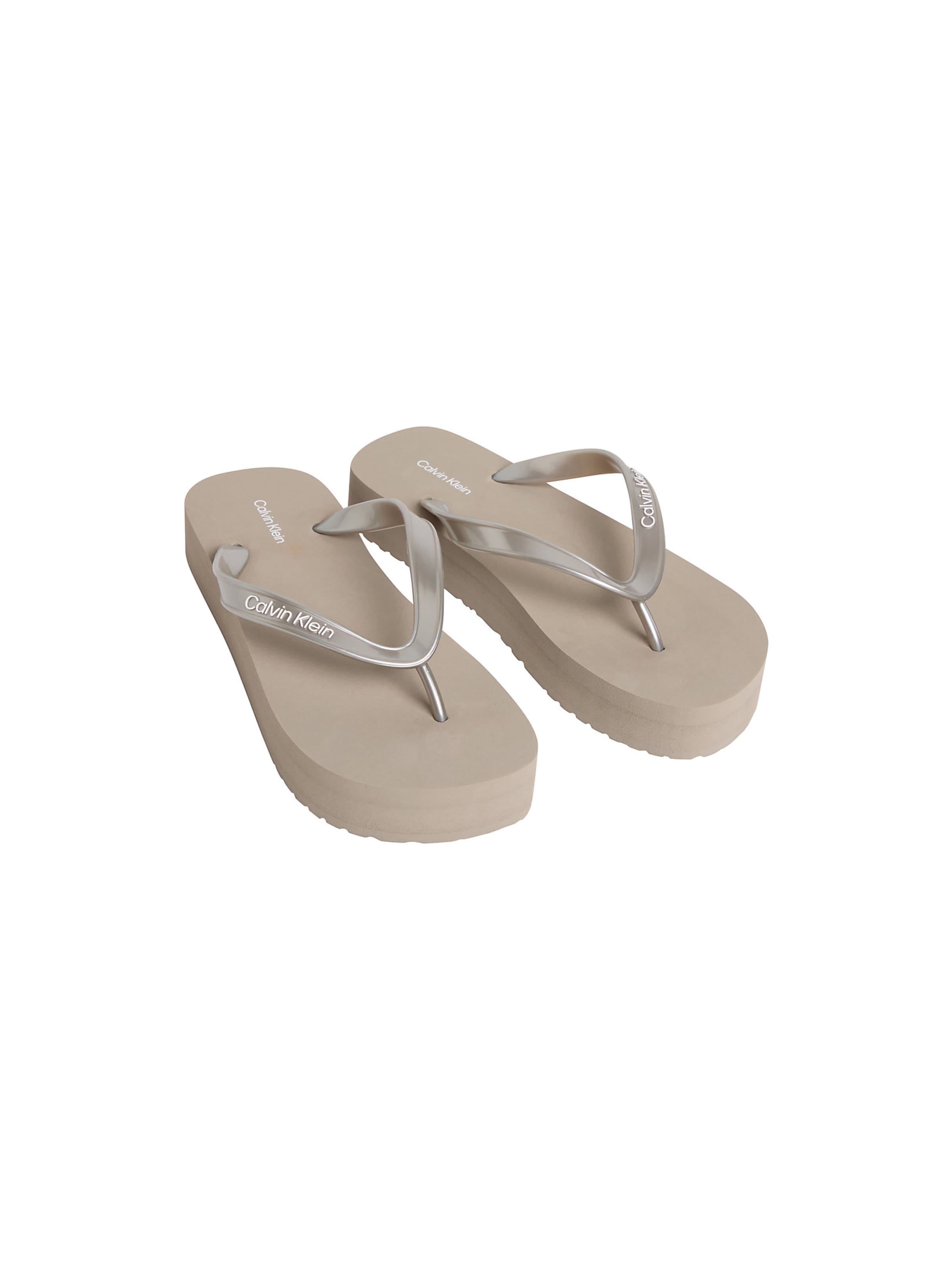 Calvin Klein Regular Mules 'Aysha' in Beige