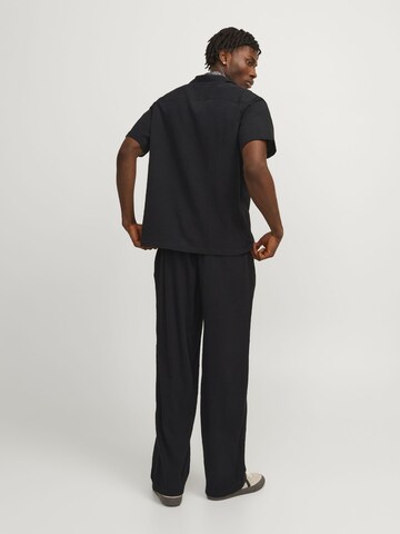 JACK & JONES Comfort Fit Πουκάμισο 'JORLuke' σε μαύρο