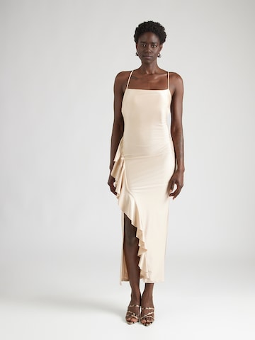 WAL G. Suknia wieczorowa 'GRACE' w kolorze beżowy: przód