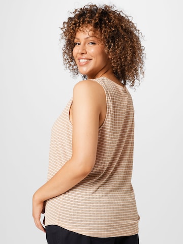 Haut 'TANIA' ONLY Curve en beige