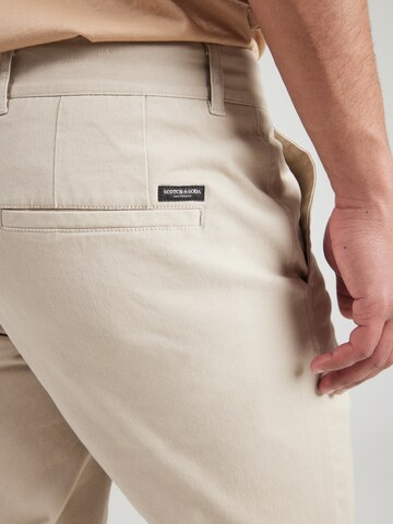 Coupe slim Pantalon chino 'Seasonal core - Mott' SCOTCH & SODA en beige