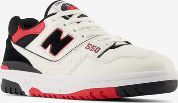 Sneaker bassa '550' di new balance in bianco