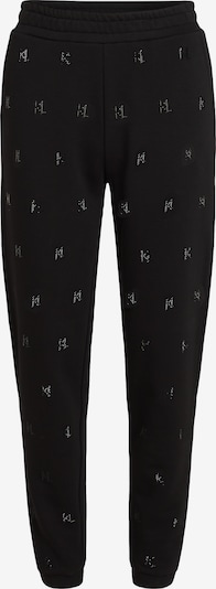 Karl Lagerfeld Housut 'Monogram' värissä musta, Tuotenäkymä