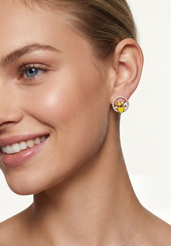 Gaya Earrings in Yellow: front
