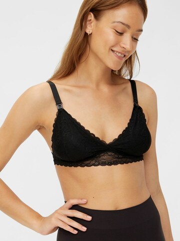 MAMALICIOUS Triangel BH 'Sidsel' in Schwarz