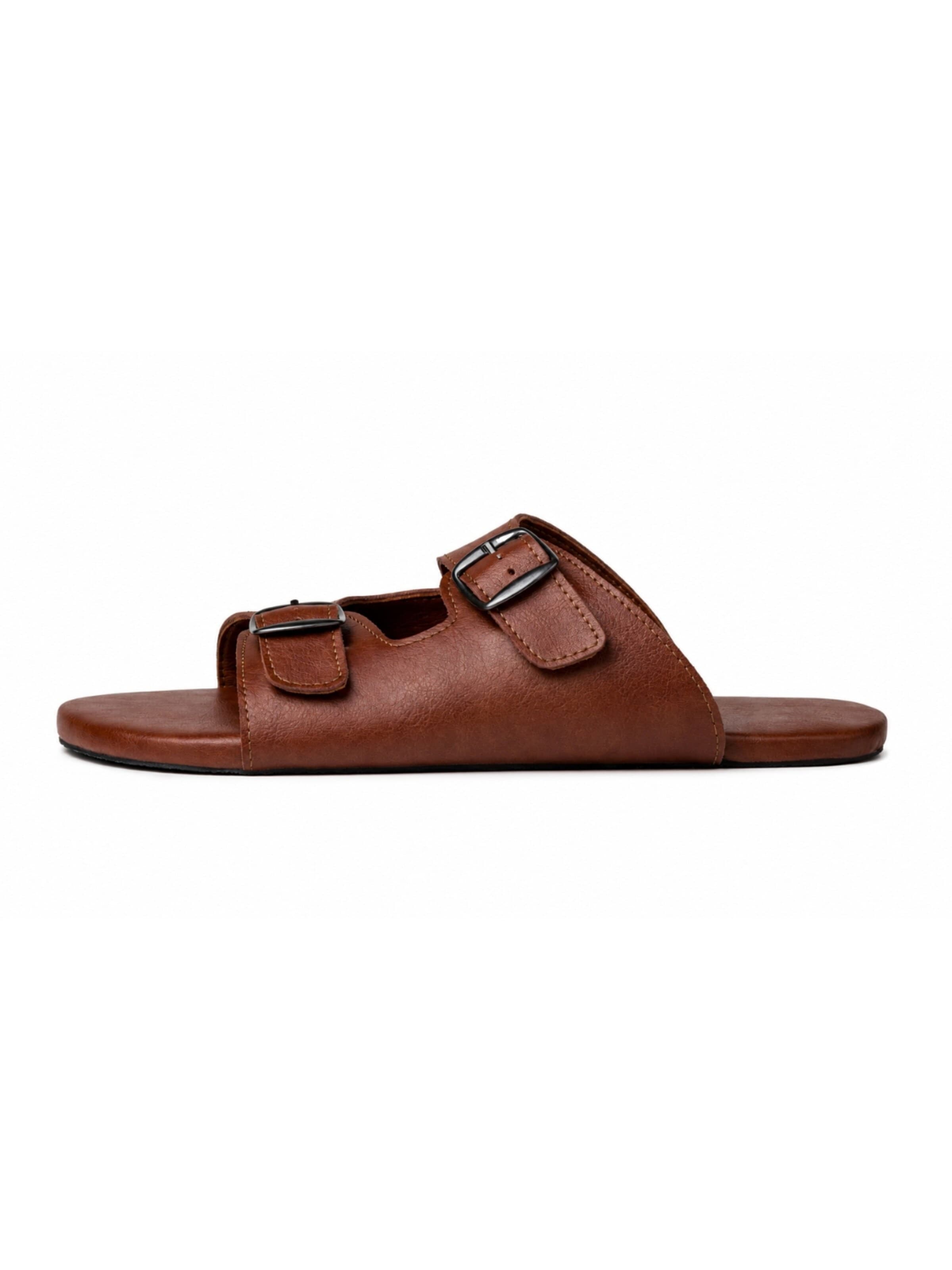 Ahinsa shoes Sandals in Brown: front
