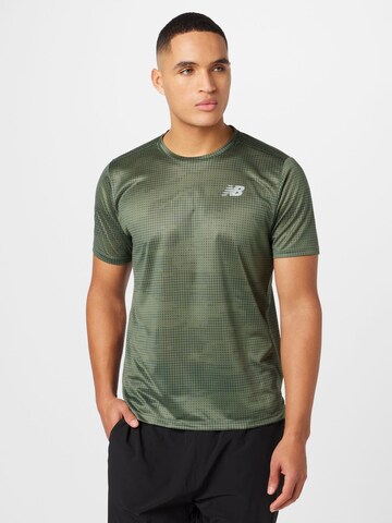 zaļš new balance Sporta krekls: no priekšpuses