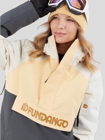 Fundango Skijacke 'Birch ECO Logo Anorak' in Gelb