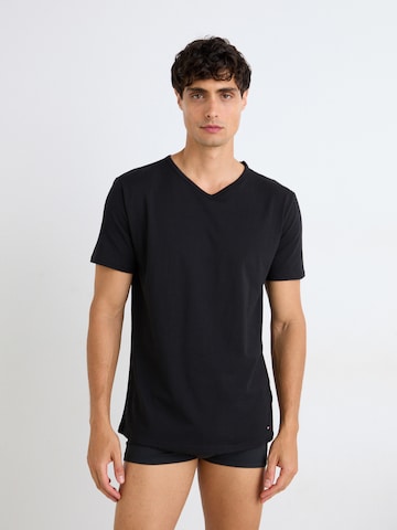 Tommy Hilfiger Underwear Trikó és alsó póló - fekete: elől