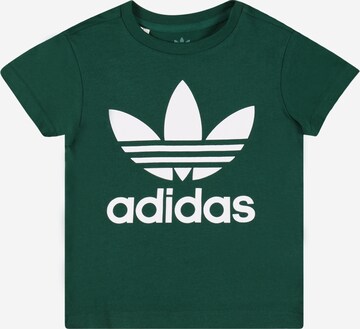 ADIDAS ORIGINALS Tričko 'Adicolor Trefoil' – zelená: přední strana
