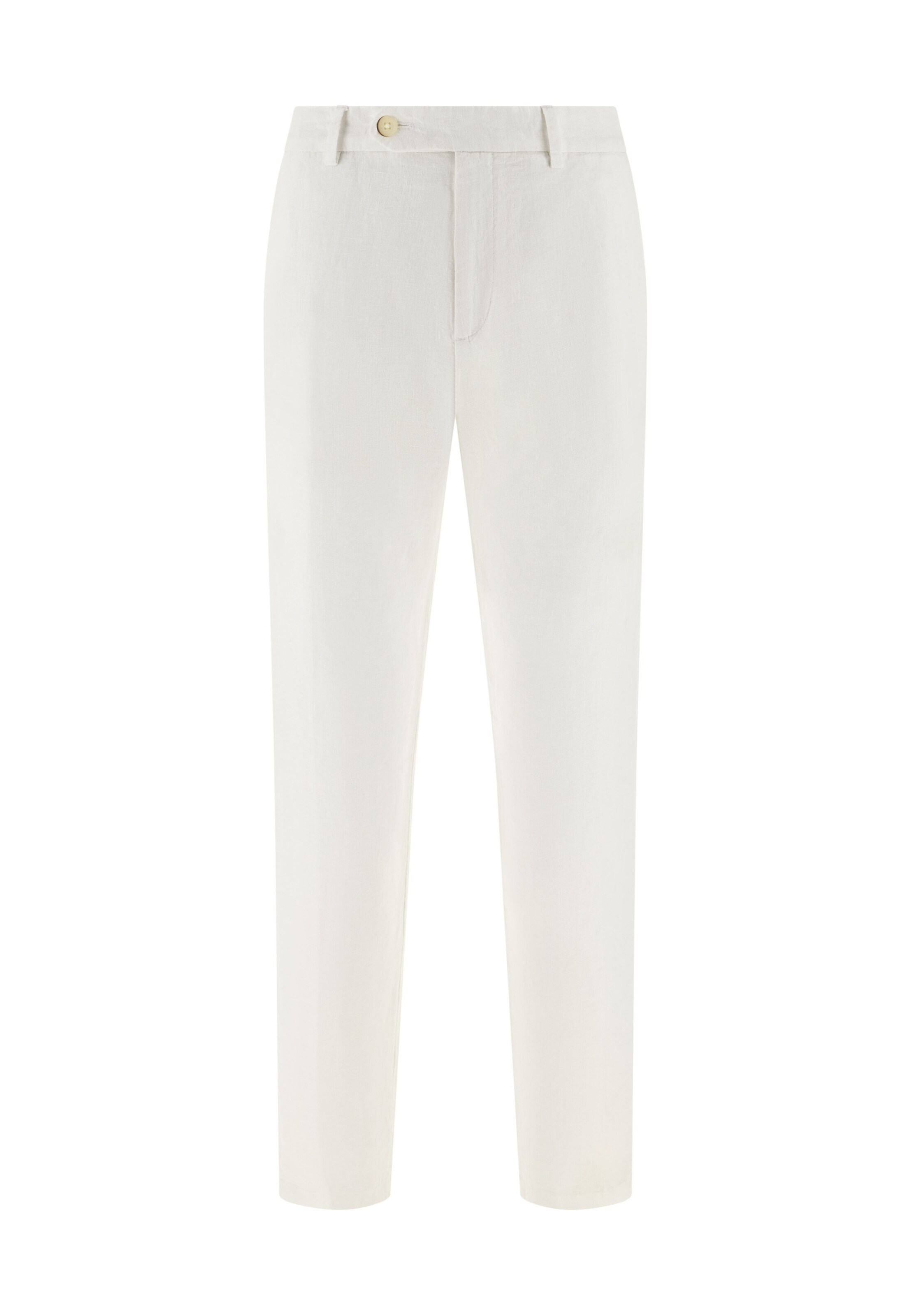 Pantalon chino Boggi Milano en blanc : devant