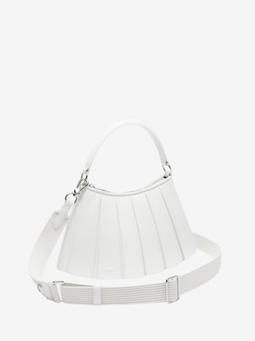 LACOSTE Skuldertaske i hvid: forside