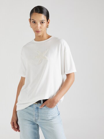 Maglietta di Bianco Lucci in beige: frontale