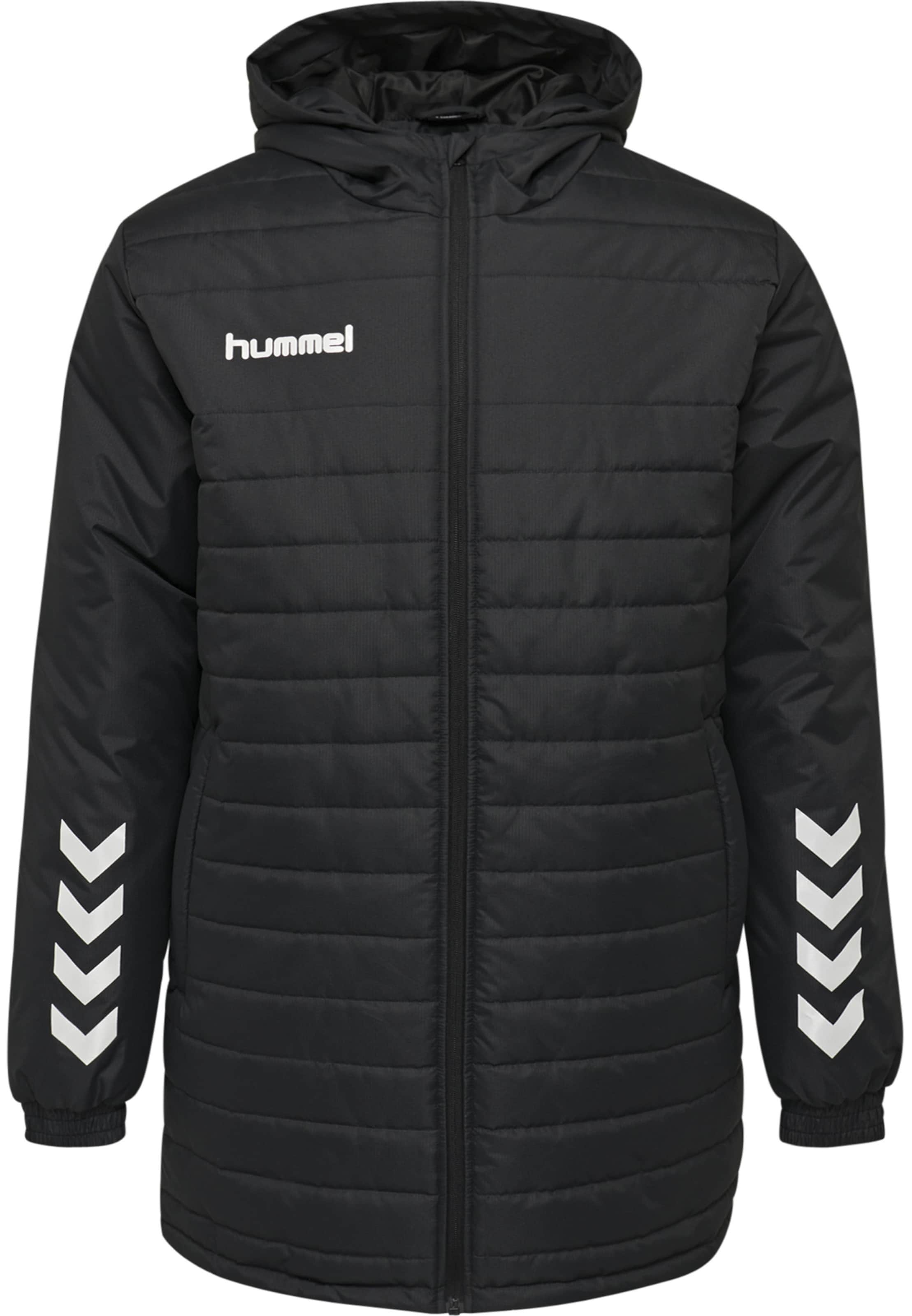 Hummel Sportjacke 'Prono' in Schwarz: Vorderseite