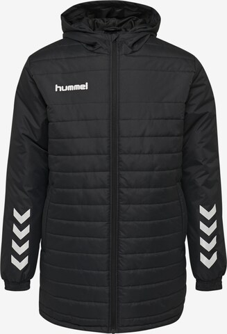 Hummel Athletic Jacket in Black: front