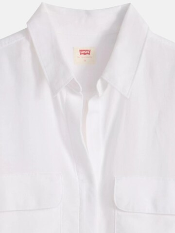 LEVI'S ® Koszulka 'LEVI'S ELAINE UTILITY SHIRT CAMICIA' w kolorze biały
