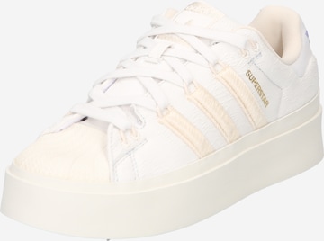 Baskets basses 'Superstar Bonega' ADIDAS ORIGINALS en blanc : devant