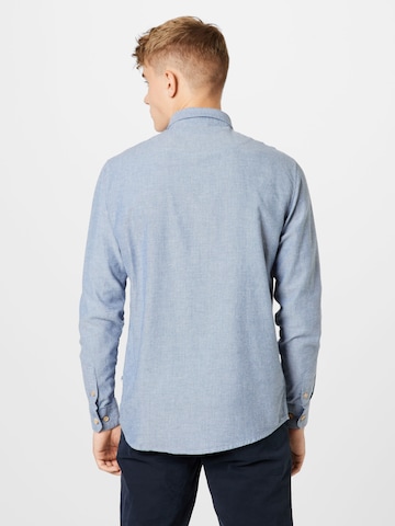 Kronstadt Regular fit Button Up Shirt 'Dean Diego' in Blue
