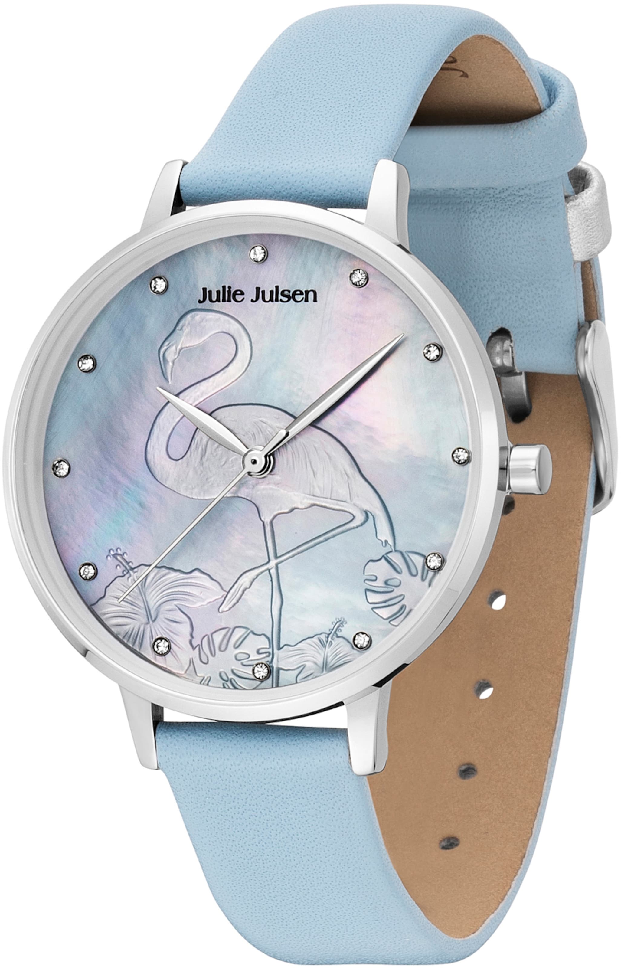 Julie Julsen Uhr in Blau: Vorderseite