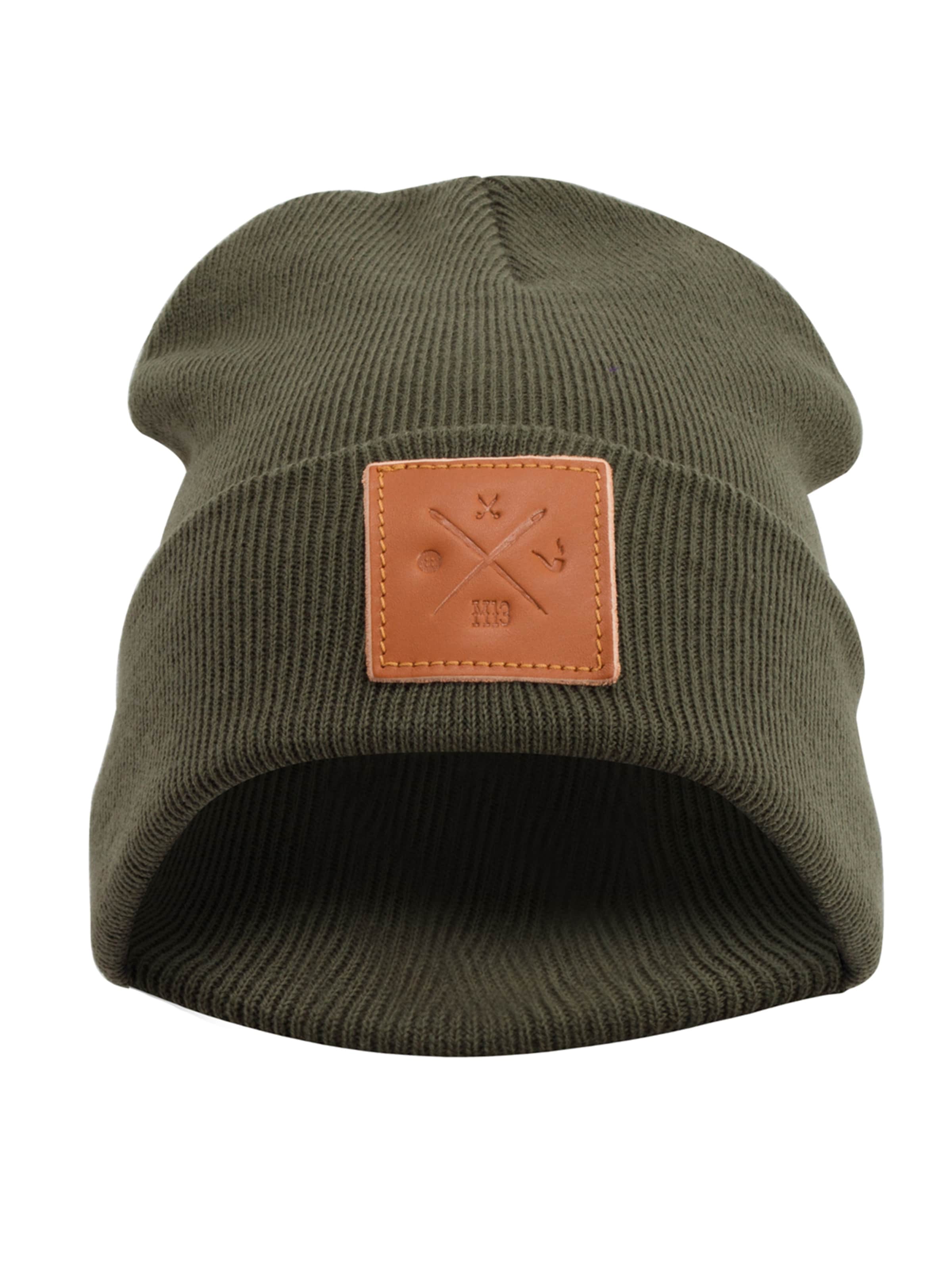 Manufaktur13 Mütze 'Rough'‌‌‌‌‌‌ in Grün: Vorderseite