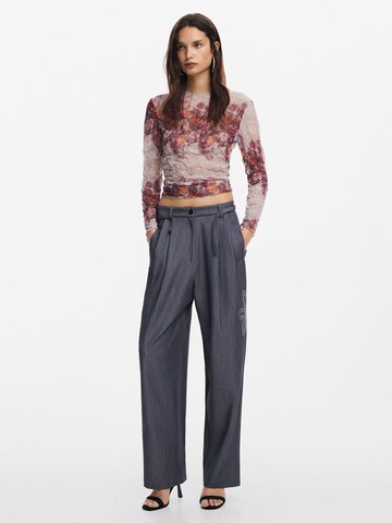 Loosefit Pantalon à plis Desigual en noir