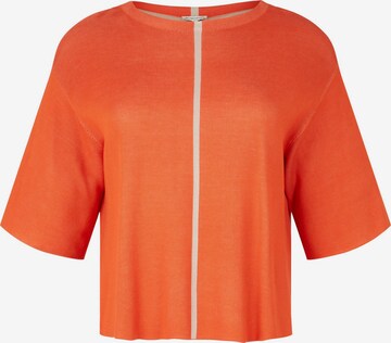 Tom Tailor Women + Sweater in Orange: front