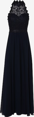 Marie Lund Evening Dress in Blue: front