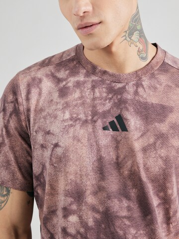 T-Shirt fonctionnel 'POWER' ADIDAS PERFORMANCE en marron