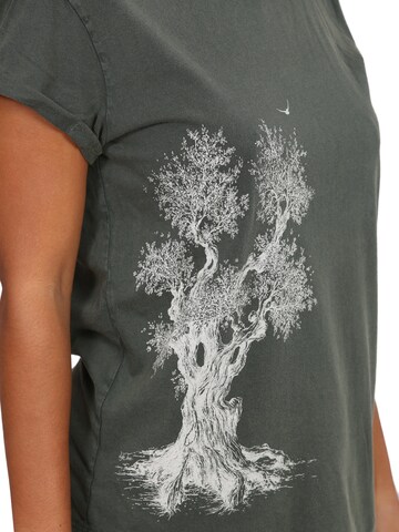 Life-Tree Shirt 'Fairwear Olive Tree' in Green