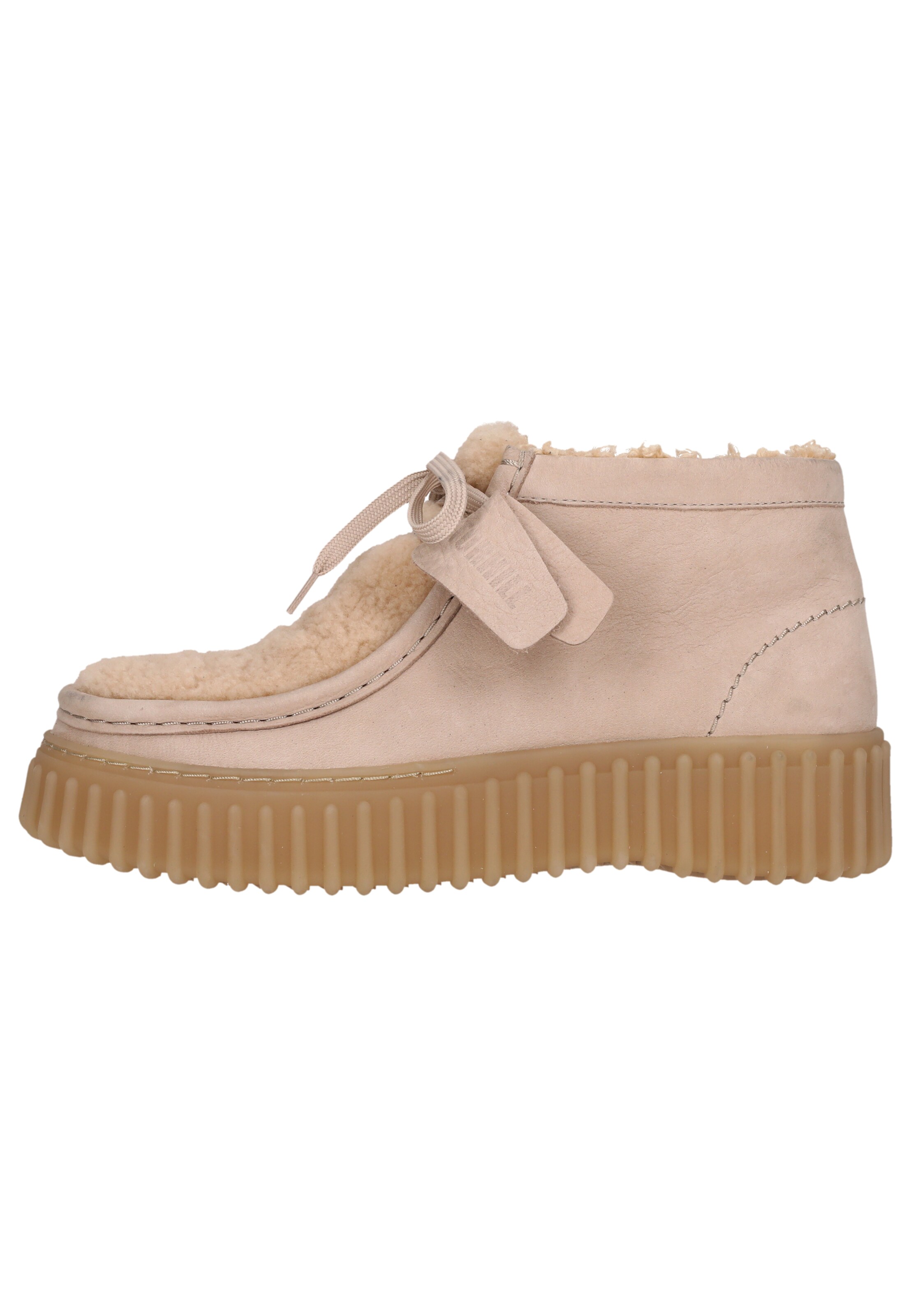CLARKS Schnürschuh 'Torhill Moss' in Beige