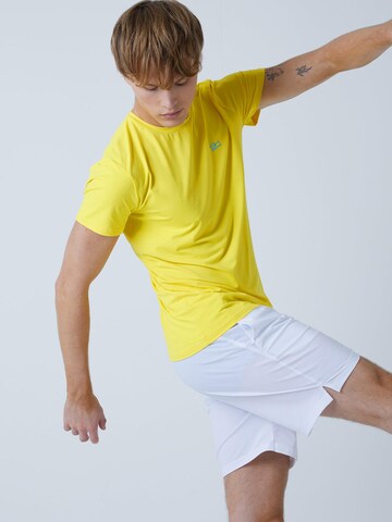 SPORTKIND Performance shirt 'Rundhals' in Yellow