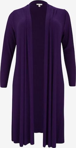 YOEK Strickjacke in Lila: Vorderseite