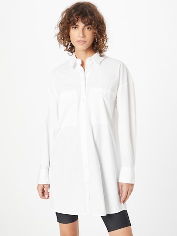 Camicia da donna di Abercrombie & Fitch in bianco: frontale