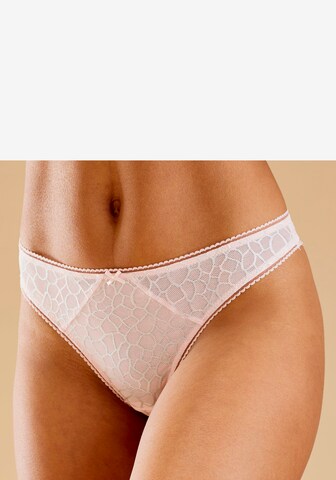 LASCANA Thong in Pink: front