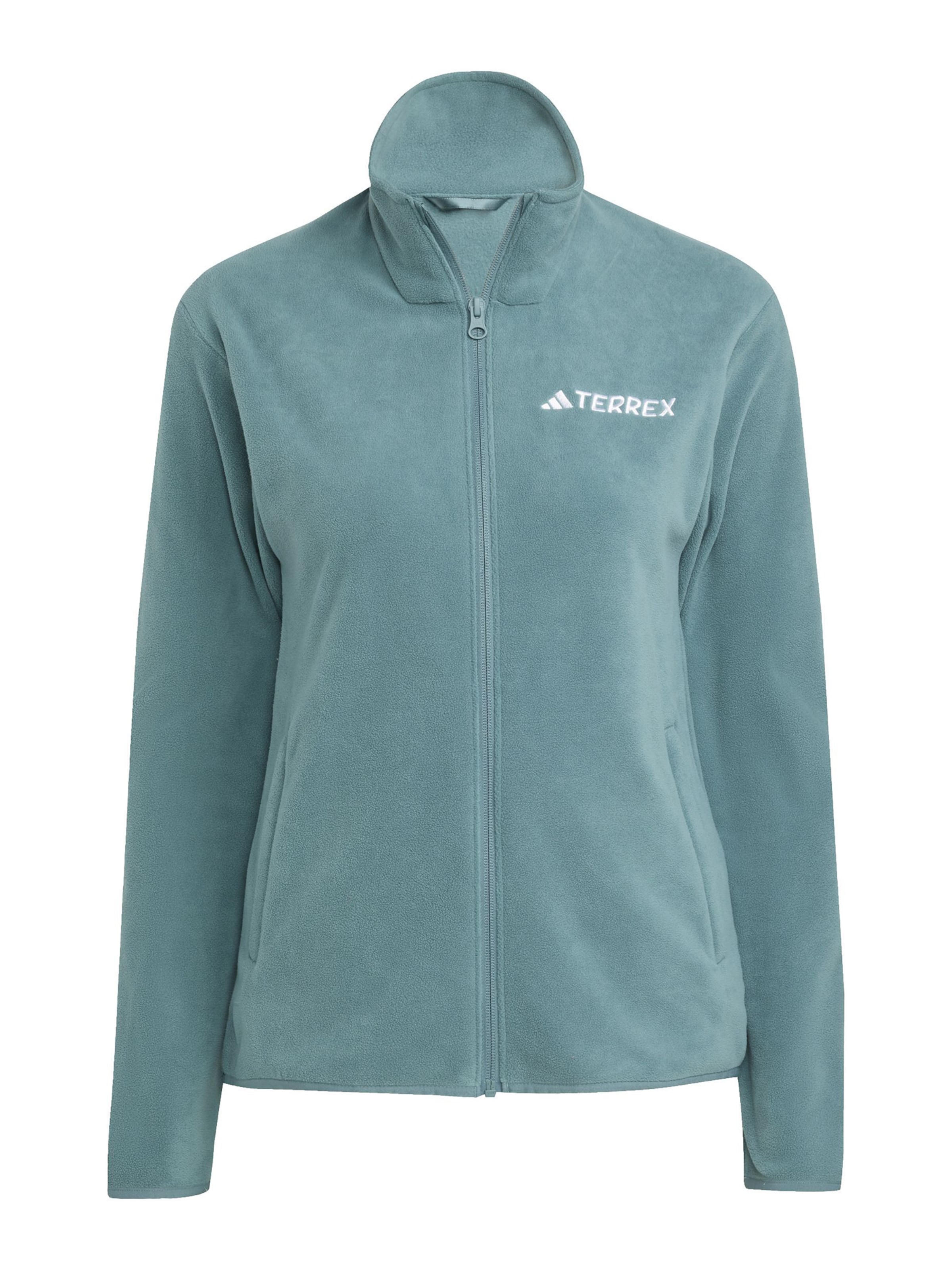 ADIDAS TERREX Funktsionaalne fliisjakk 'Essentials', värv roheline: eest vaates