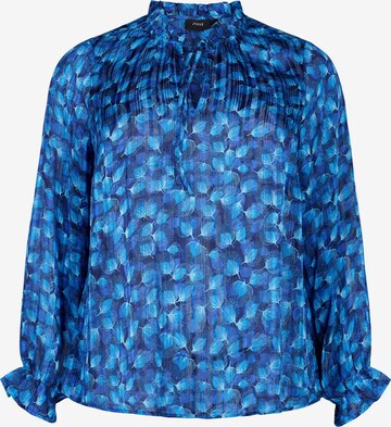 Camicia da donna 'MLUCY' di Zizzi in blu: frontale