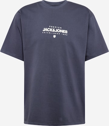 JACK & JONES Koszulka 'HUXI' w kolorze niebieski: przód