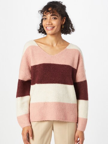 Pull-over 'Julie' VERO MODA en rose : devant