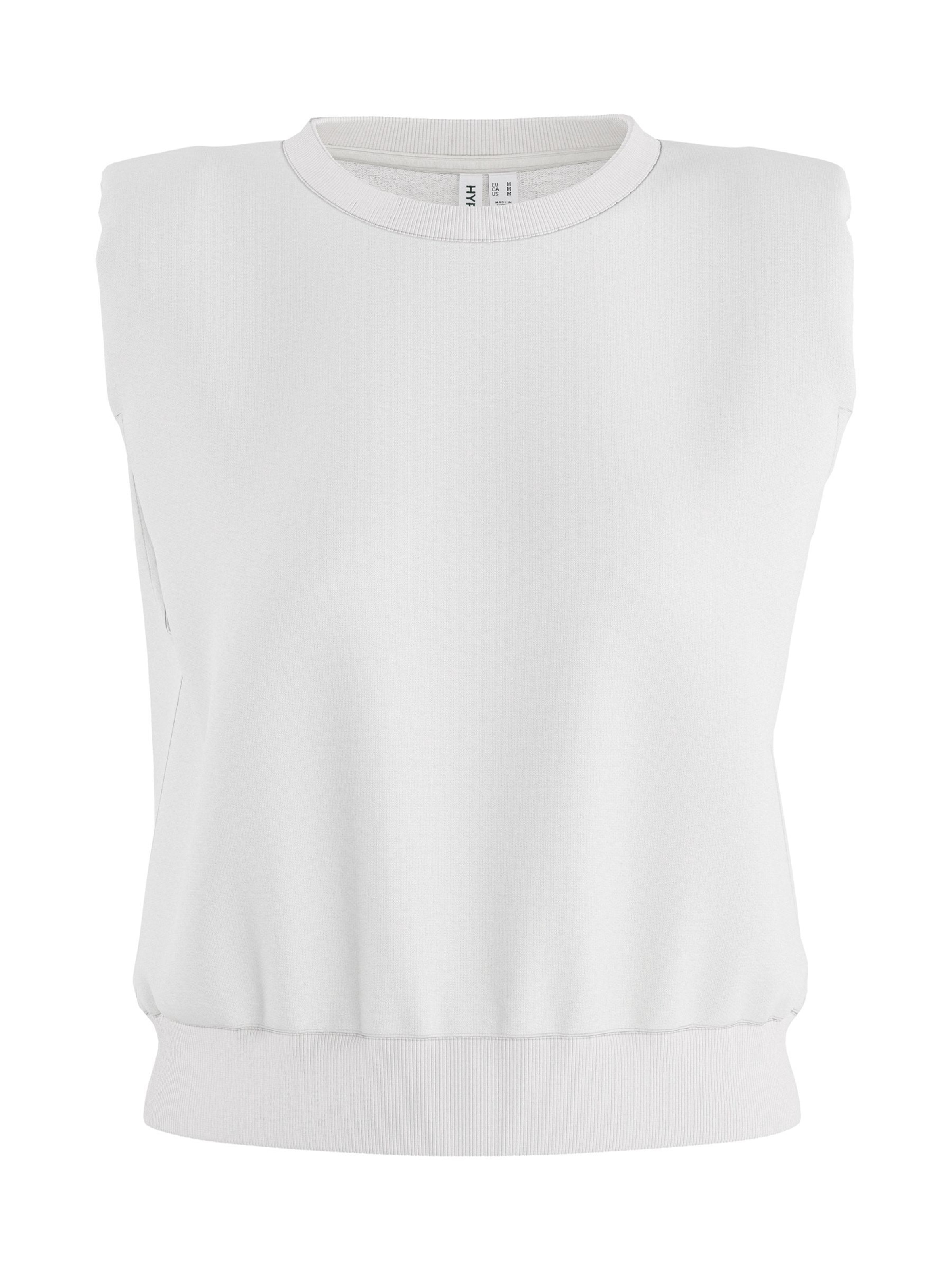 HYPEDROP Sweatshirt in White: front
