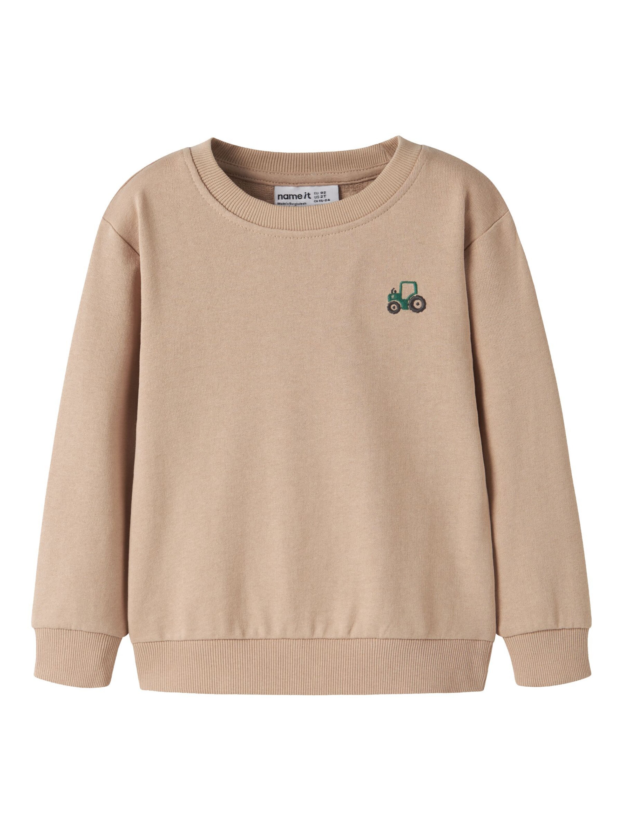 NAME IT Sweatshirt 'NMMVallen' in Brown: front