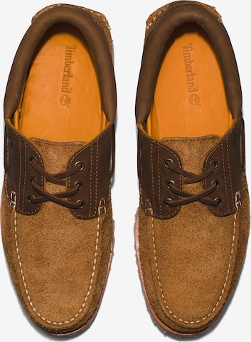 TIMBERLAND Lace-Up Shoes 'Authentics 3 Eye Classic Lug' in Brown