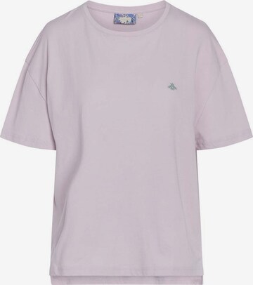 ESSENZA Pajama Shirt 'Colette' in Purple: front