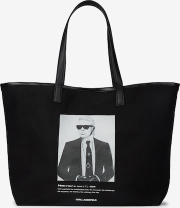 Karl LagerfeldShopper torba - crna boja: prednji dio