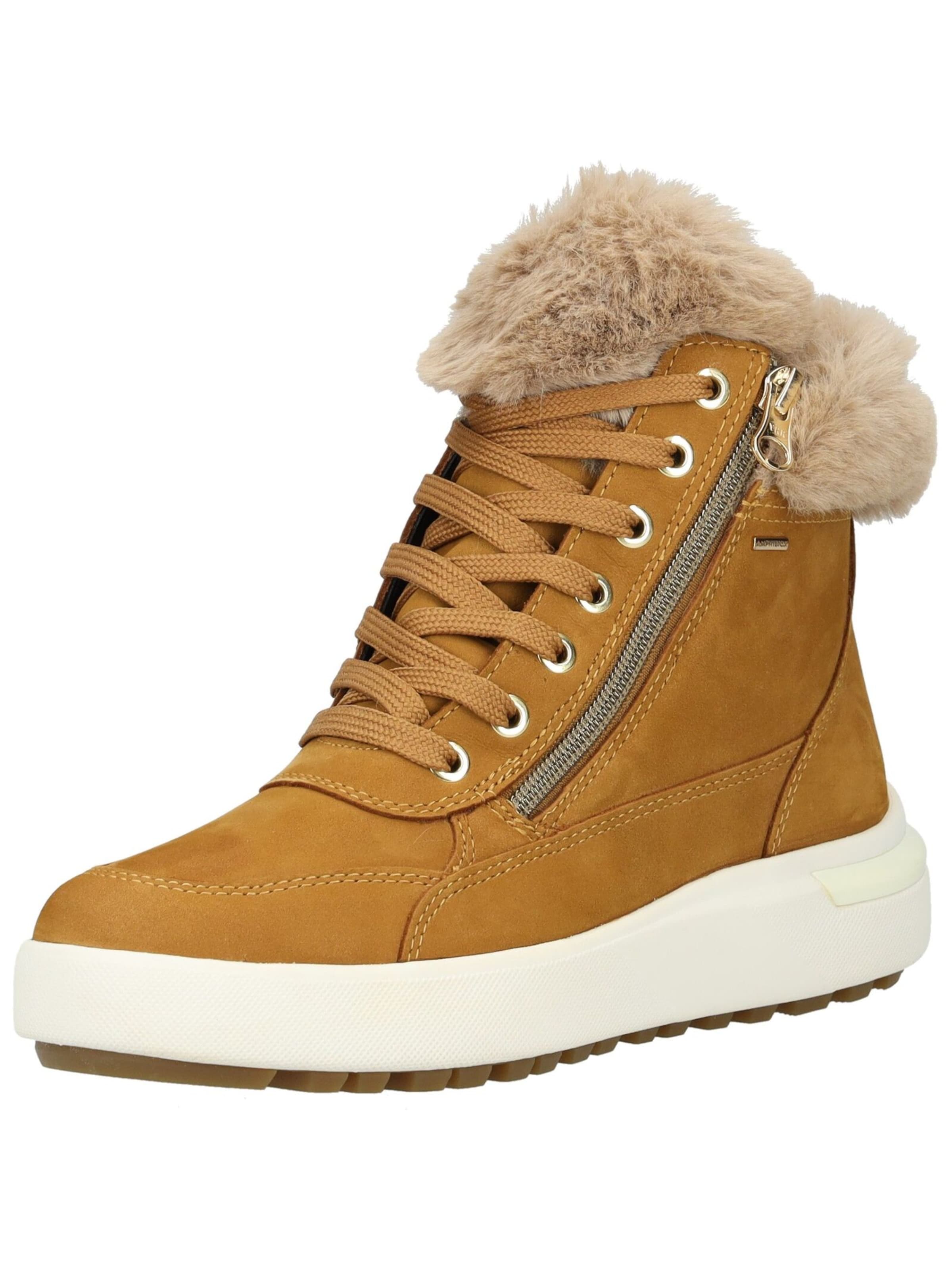 Stivaletto stringato di GEOX in marrone: frontale