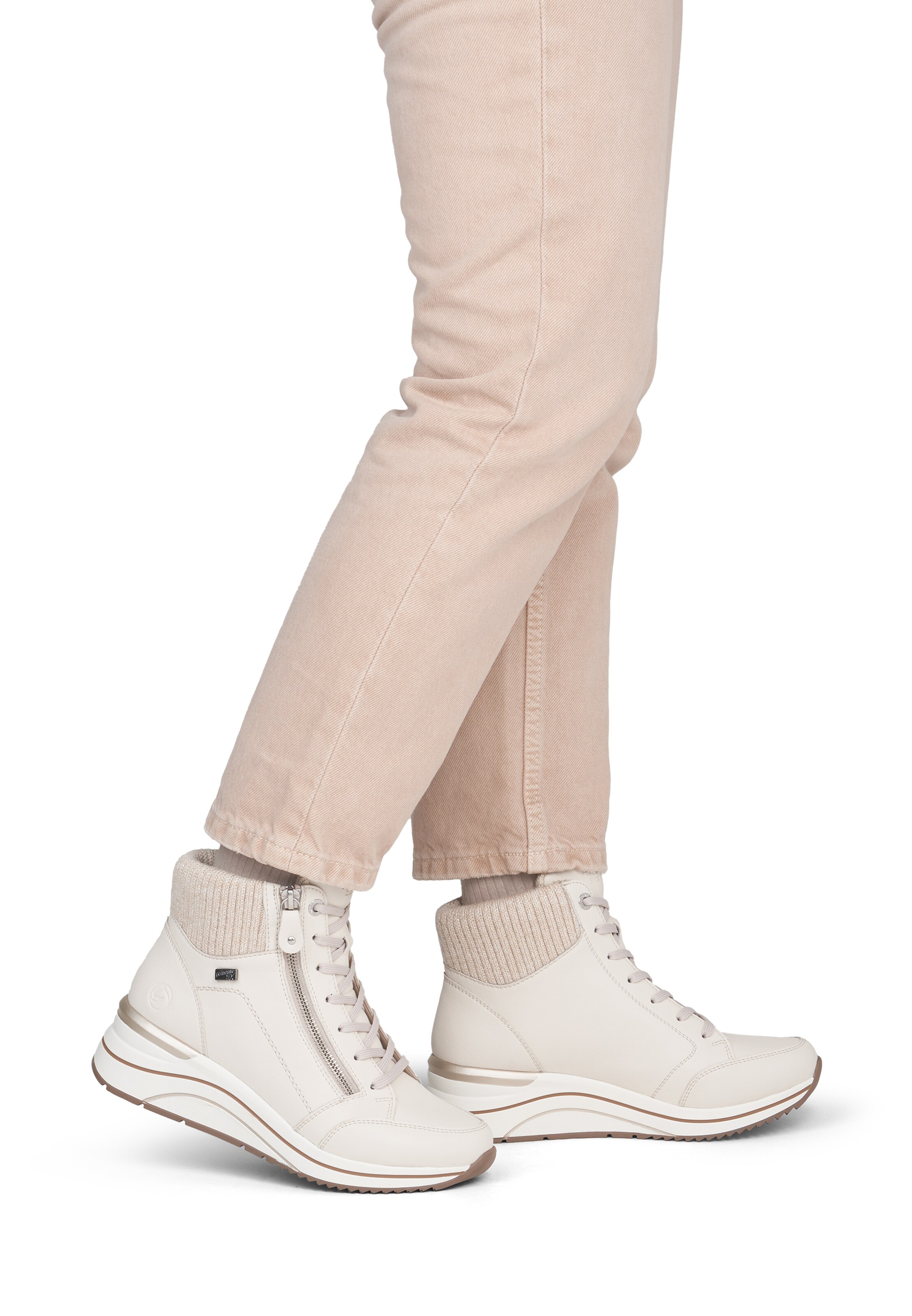 Bottines à lacets REMONTE en beige
