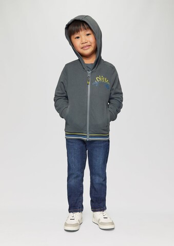 s.Oliver Zip-Up Hoodie in Grey